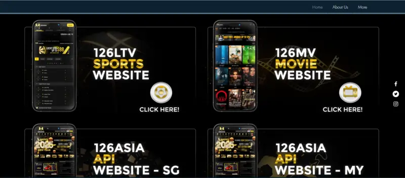 126Asia Homepage Banner