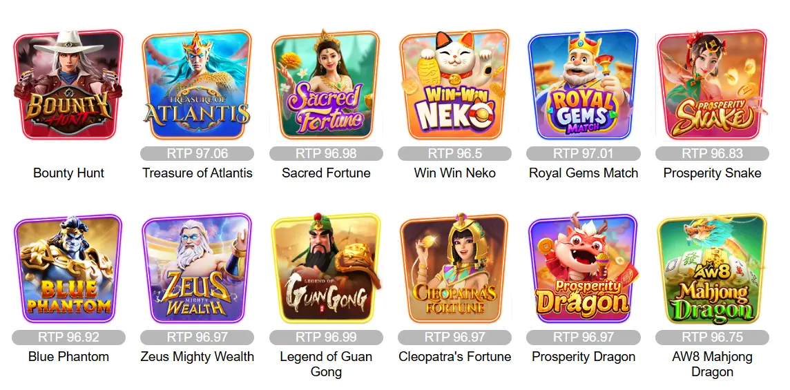 AW8 Slots Games