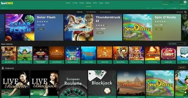 Bet365 Homepage Banner