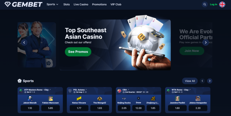 Gembet Homepage Banner