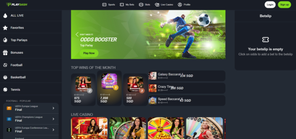 PlayDash Homepage Banner